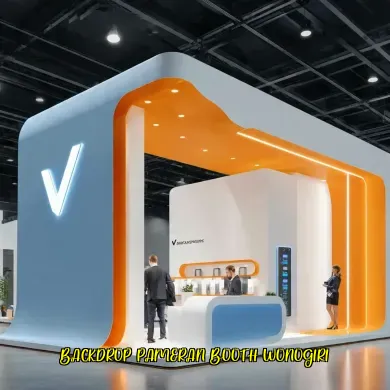 Backdrop Pameran Booth Wonogiri